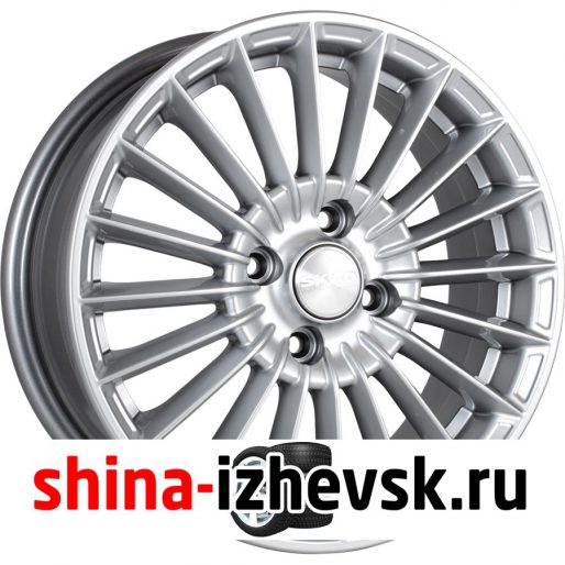 Колесный диск СКАД Веритас 6xR15 4×100 ET50 DIA60.1 серебристый в Ижевске